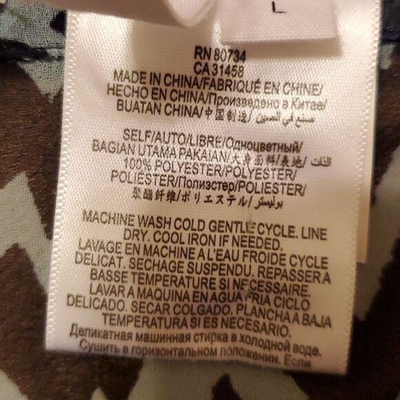 BCBGeneration chevron print top size Large - Picture 8 of 10